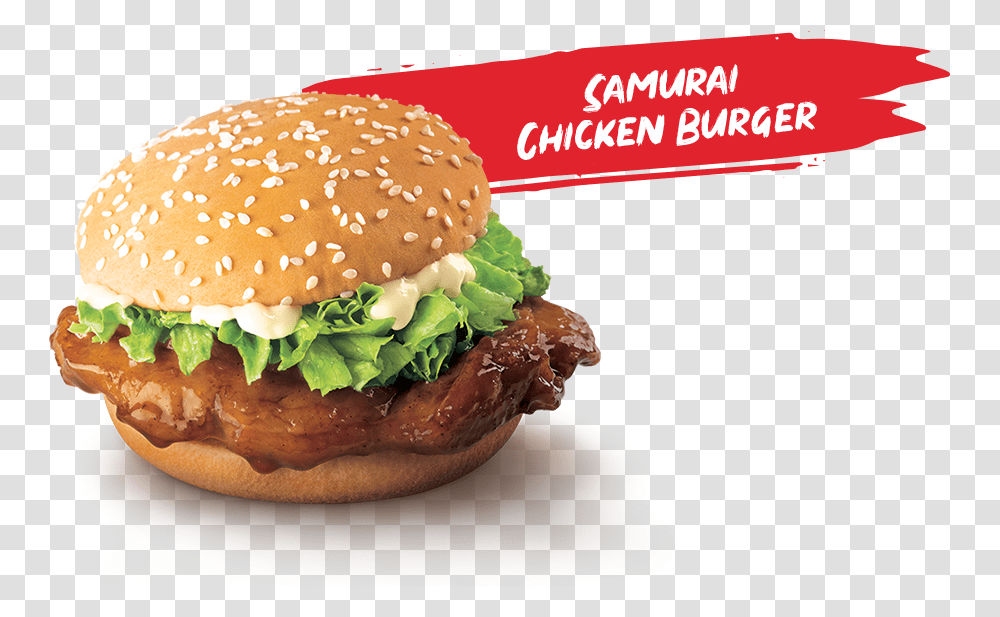 Mcdonalds Samurai Chicken Burger, Food Transparent Png