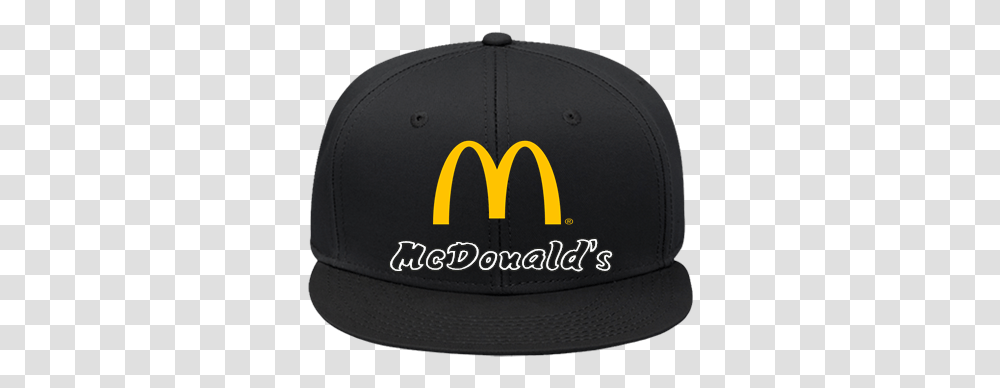Mcdonalds Snap Back Flat Bill Hat Baseball Cap, Clothing, Apparel Transparent Png