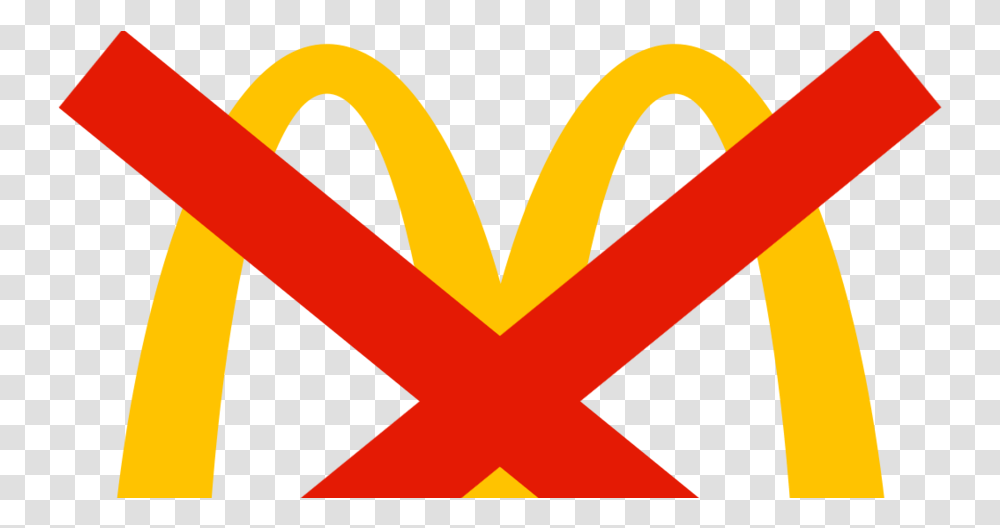 Mcdonalds With Line Through, Logo, Trademark, Star Symbol Transparent Png