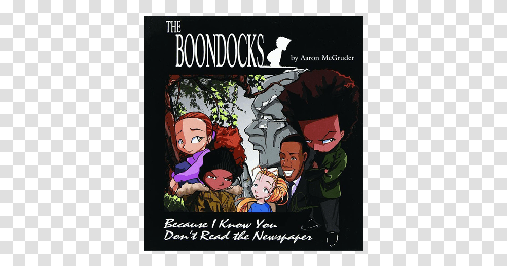 Mcgruder Boondocks Boondocks Comic Cover, Poster, Advertisement, Book, Person Transparent Png