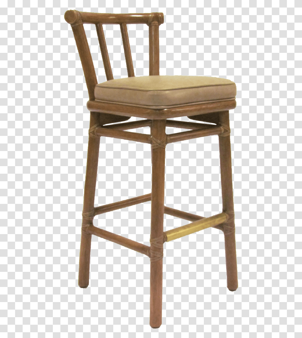 Mcguire Leather Barstool Bar Stool, Furniture, Chair Transparent Png