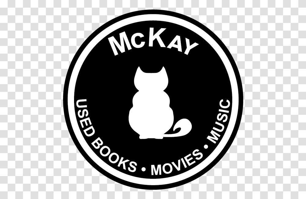 Mckay Used Books Manassas Va • Movies Music We Sell Mckays Used Books Logo, Symbol, Trademark, Badge, Emblem Transparent Png