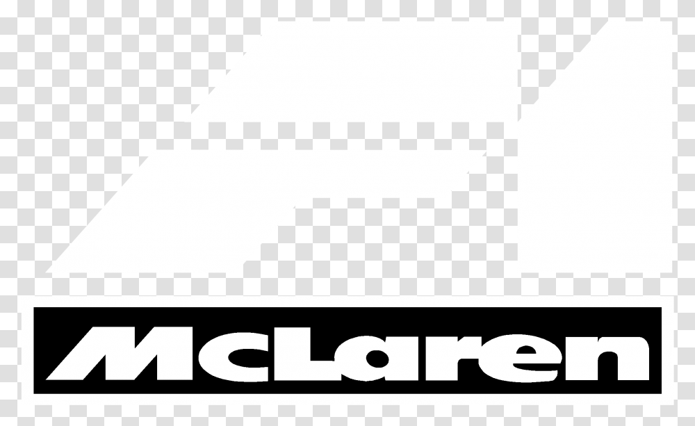 Mclaren F1 Logo Black And White Graphics, Label, Trademark Transparent Png