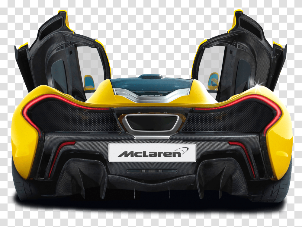 Mclaren P1 Car Back View Image Pngpix Mclaren P1 Back View, Vehicle, Transportation, Sports Car, Lawn Mower Transparent Png