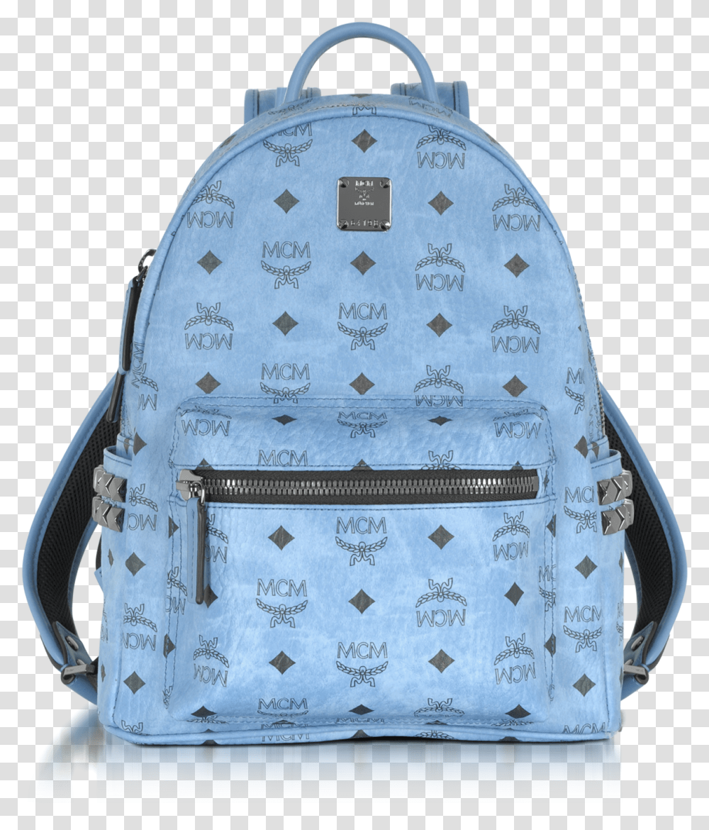 Mcm Backpack Blue Mcm Stark Backpack, Bag, Handbag, Accessories, Accessory Transparent Png