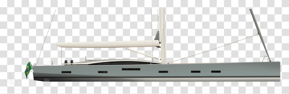 Mcp Yachts Silver Bullet Mast, Vehicle, Transportation, Boat, Sled Transparent Png