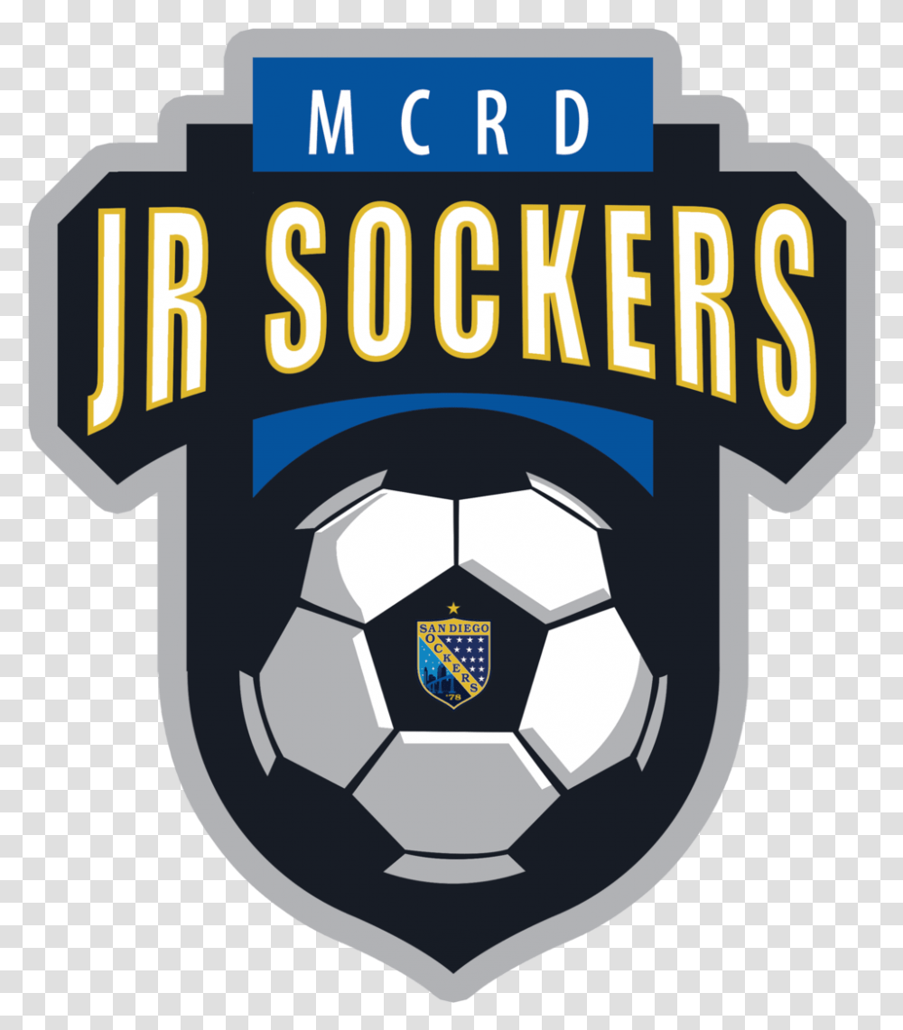 Mcrd Jr Sockers Crest Emblem, Soccer Ball, Football, Team Sport Transparent Png