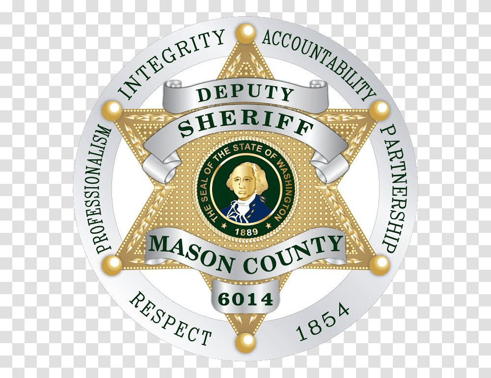 Mcso Full Digital Badge Sheriff, Logo, Trademark, Wristwatch Transparent Png