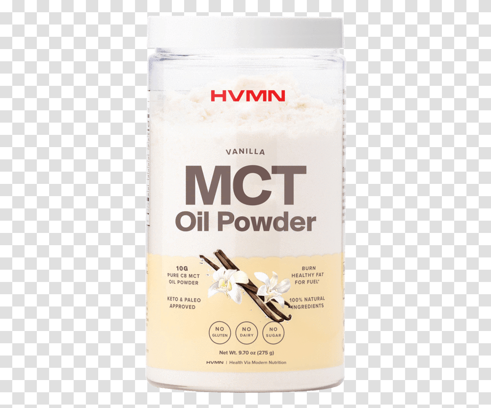 Mct Oil Powder Hvmn, Flour, Food, Bottle Transparent Png