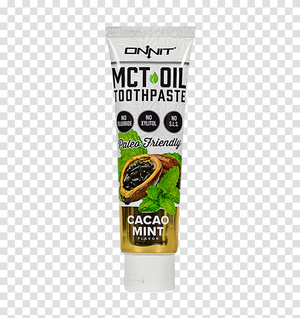 Mct Oil Toothpaste Onnit, Bottle, Food, Seasoning, Cosmetics Transparent Png