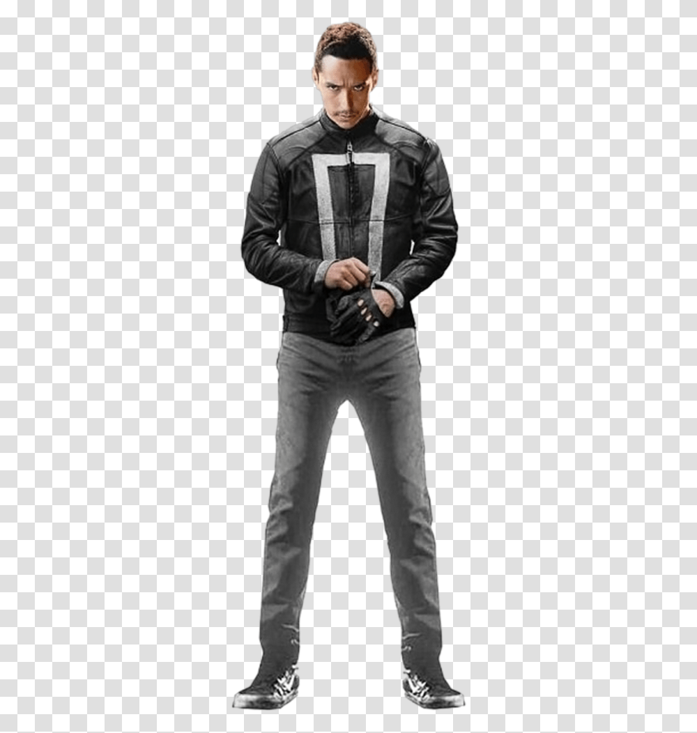 Mcu Ghost Rider Robbie Reyes Gabriel Luna, Pants, Sleeve, Person Transparent Png