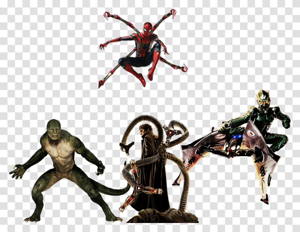Mcu Spiderman, Person, Statue, Sculpture Transparent Png