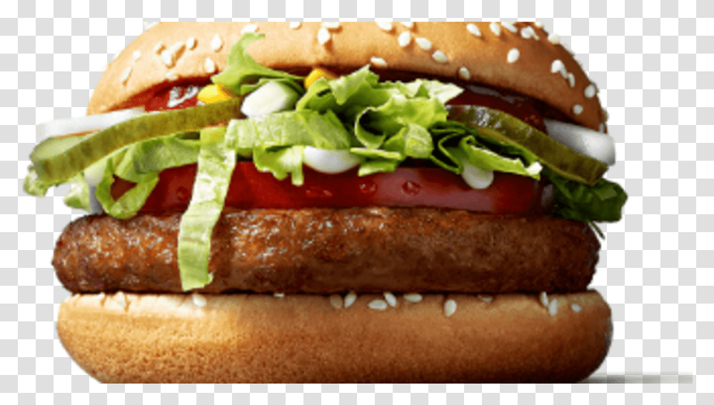 Mcvegan Mcdonalds Download Mcvegan Burger, Food, Hot Dog, Plant, Produce Transparent Png
