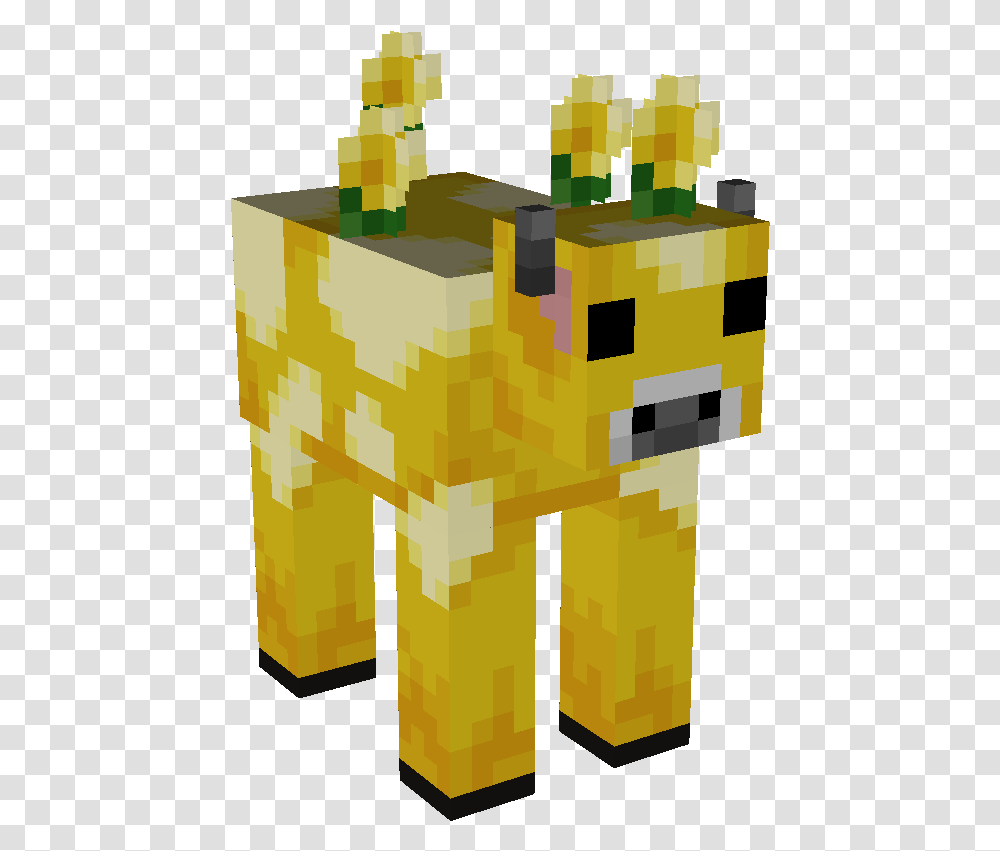 Mcvinnyq New Yellow Cow In Minecraft, Toy Transparent Png