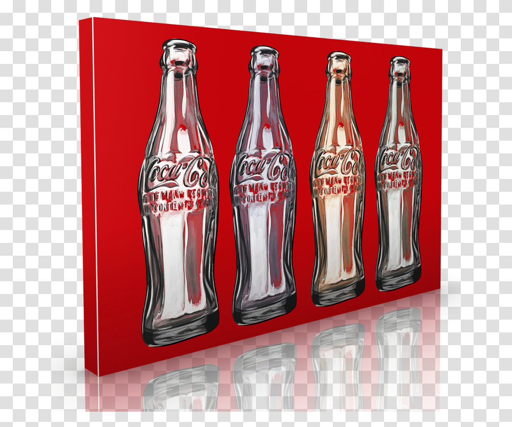Md Art Coke Bottles Coke A Cola Pop Art, Beverage, Drink, Soda, Coca Transparent Png