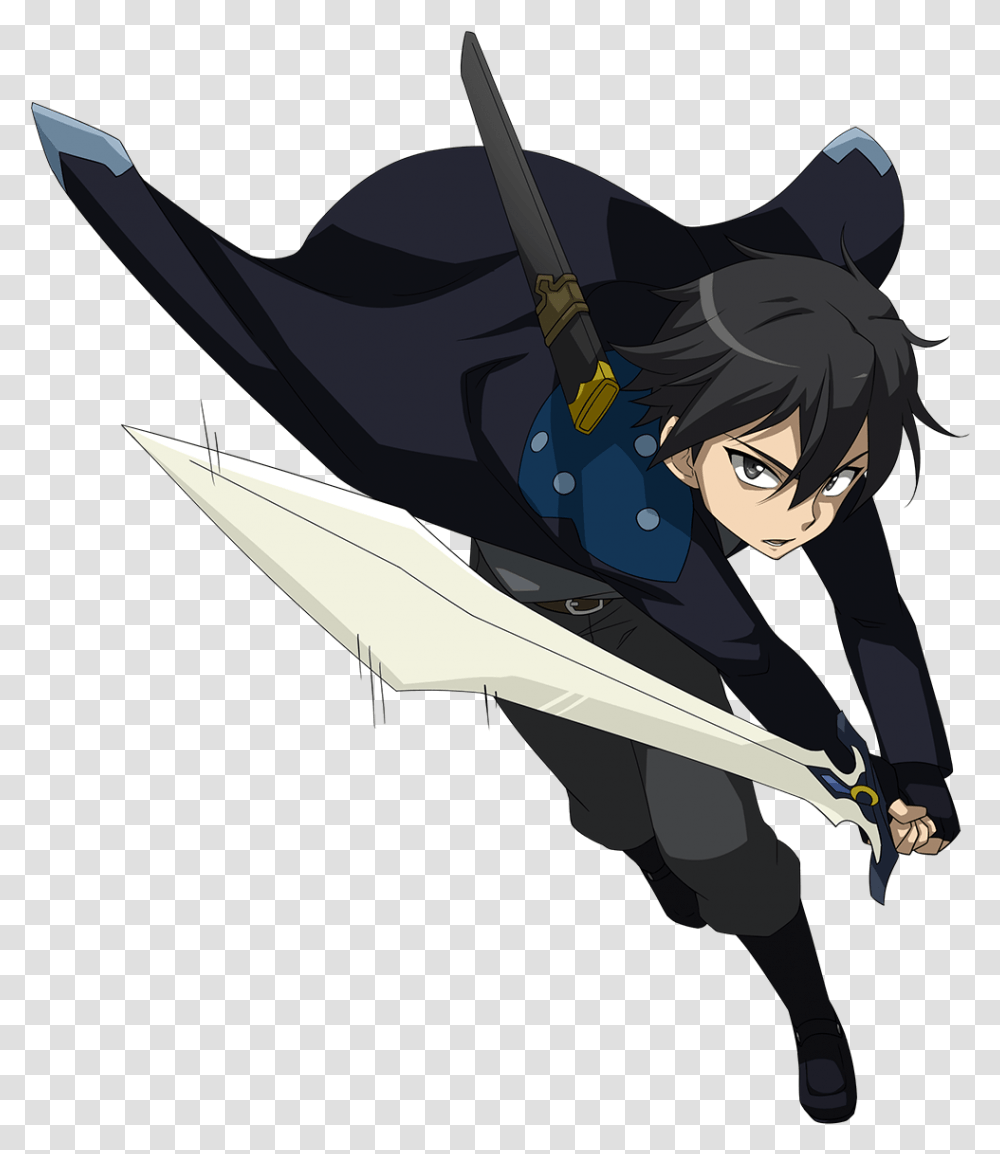 Md Solo Clearer Kirito, Manga, Comics, Book, Person Transparent Png