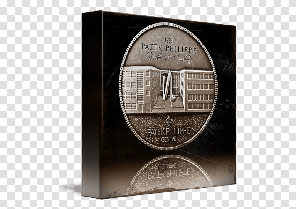 Mdaille Philippe Patek Geneve Pp Emblem, Coin, Money, Clock Tower, Architecture Transparent Png