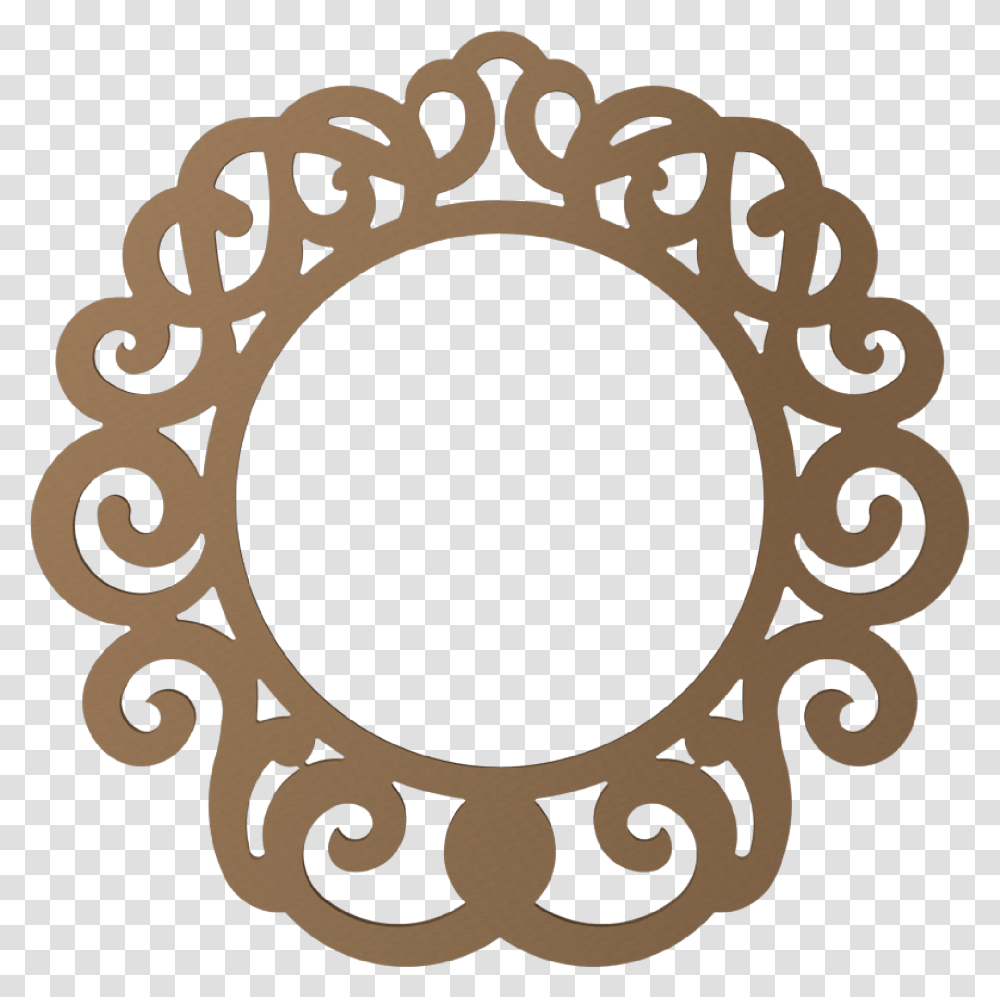 Mdf Mirror Frames Circle, Oval, Rug Transparent Png