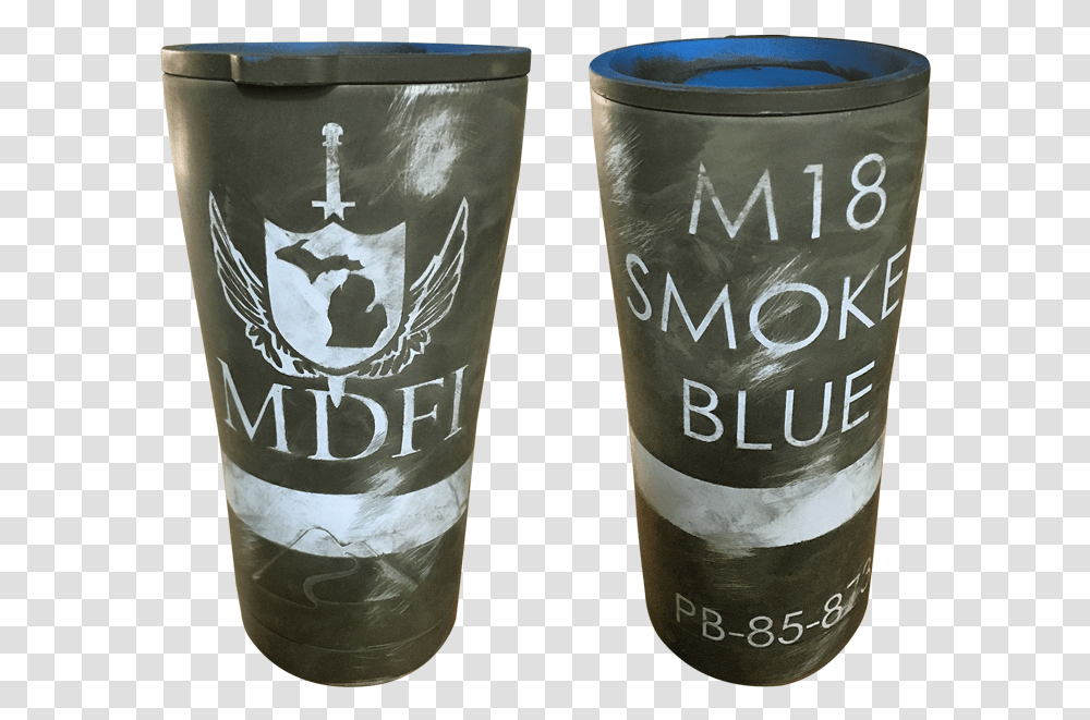 Mdfi Cerekote Smoke Grenade Tumbler Michigan Map, Glass, Coffee Cup, Beer, Alcohol Transparent Png