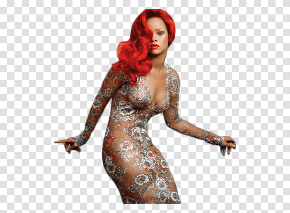 Mdg Rihanna 4 Rihanna Vogue Cover 2011, Dress, Female, Person Transparent Png