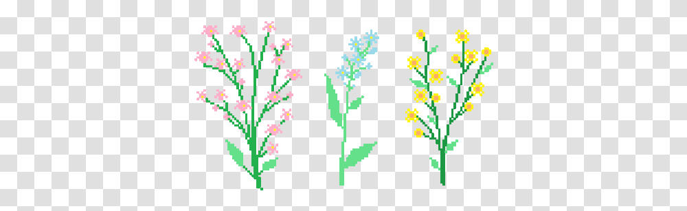 Me Gusta Flower Pixel Art, Plant, Pattern, Potted Plant, Vase Transparent Png