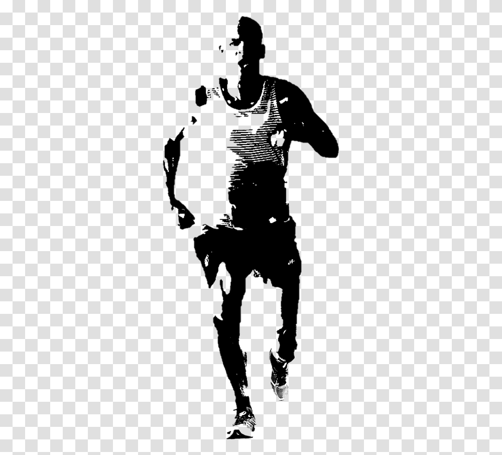 Me Running Illustration, Person, Performer, Stencil, Silhouette Transparent Png