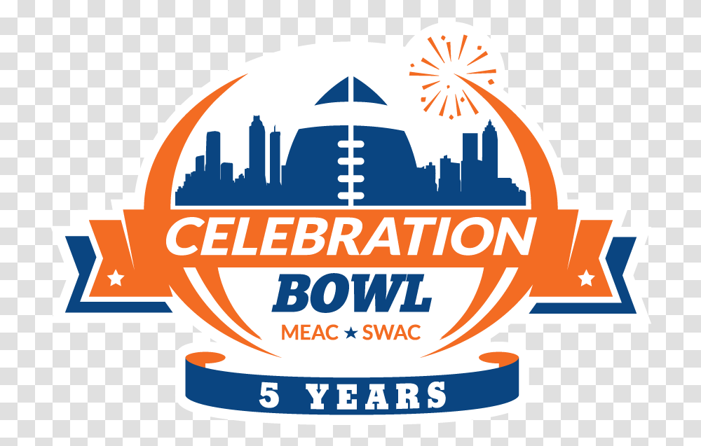 Meac Announces 2019 Espn Football Tv Schedule Celebration Bowl Celebration Bowl Logo, Label, Text, Symbol, Advertisement Transparent Png