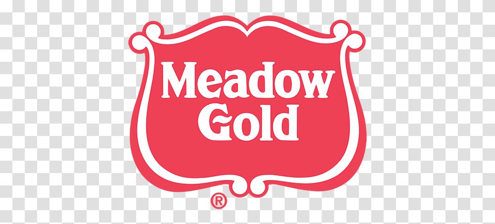 Meadow Gold Brands Dean Foods Meadow Gold Dairy Logo, Label, Text, Sticker, Heart Transparent Png