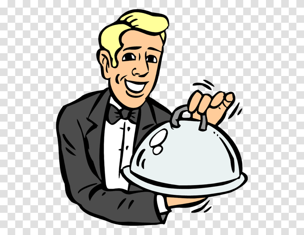 Meal Clipart Fancy Food, Person, Human, Waiter, Performer Transparent Png