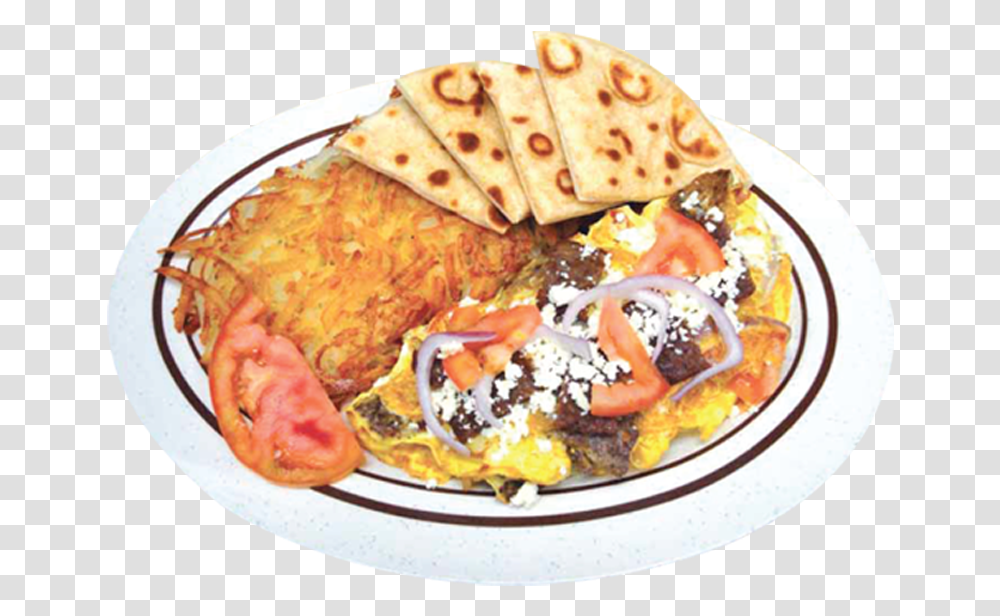 Meal Clipart Omelette Breakfast Taco, Food, Bread, Dish, Pork Transparent Png