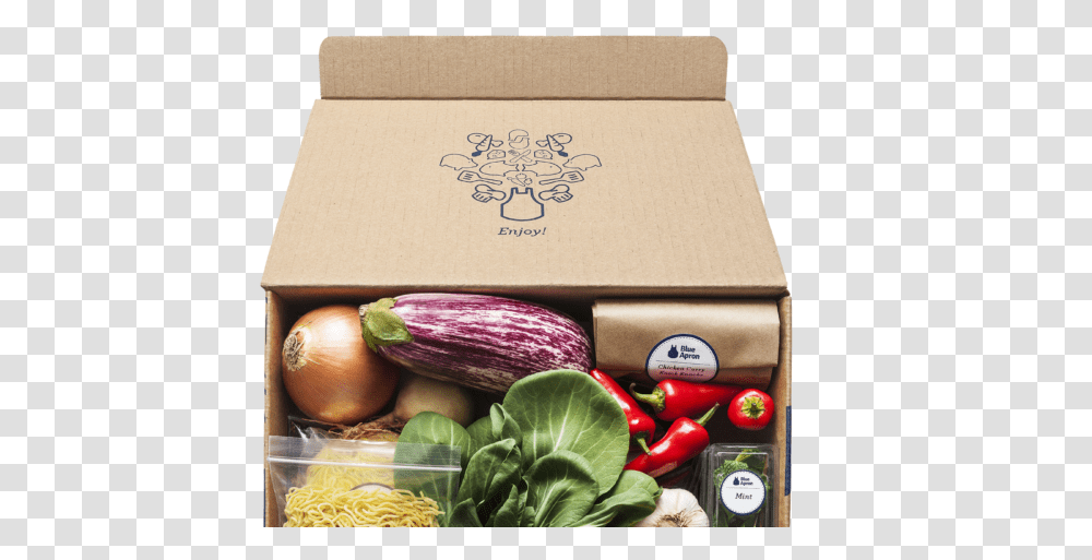 Meal Kit, Plant, Box, Vegetable, Food Transparent Png
