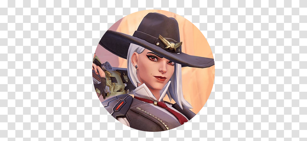 Meals Inspired By Overwatch Ashe's Dynamite Ranchero Ashe Overwatch Hair, Clothing, Person, Hat, Helmet Transparent Png
