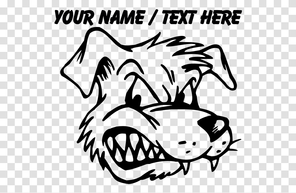 Mean Dog Clipart Cartoon Drawing Of A Angry Dog, Gray, World Of Warcraft Transparent Png