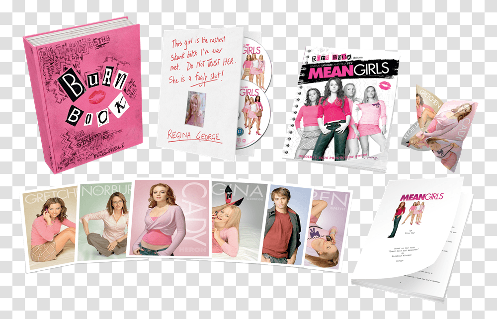 Mean Girls Anniversary Blu Ray, Person, Human, Poster, Advertisement Transparent Png