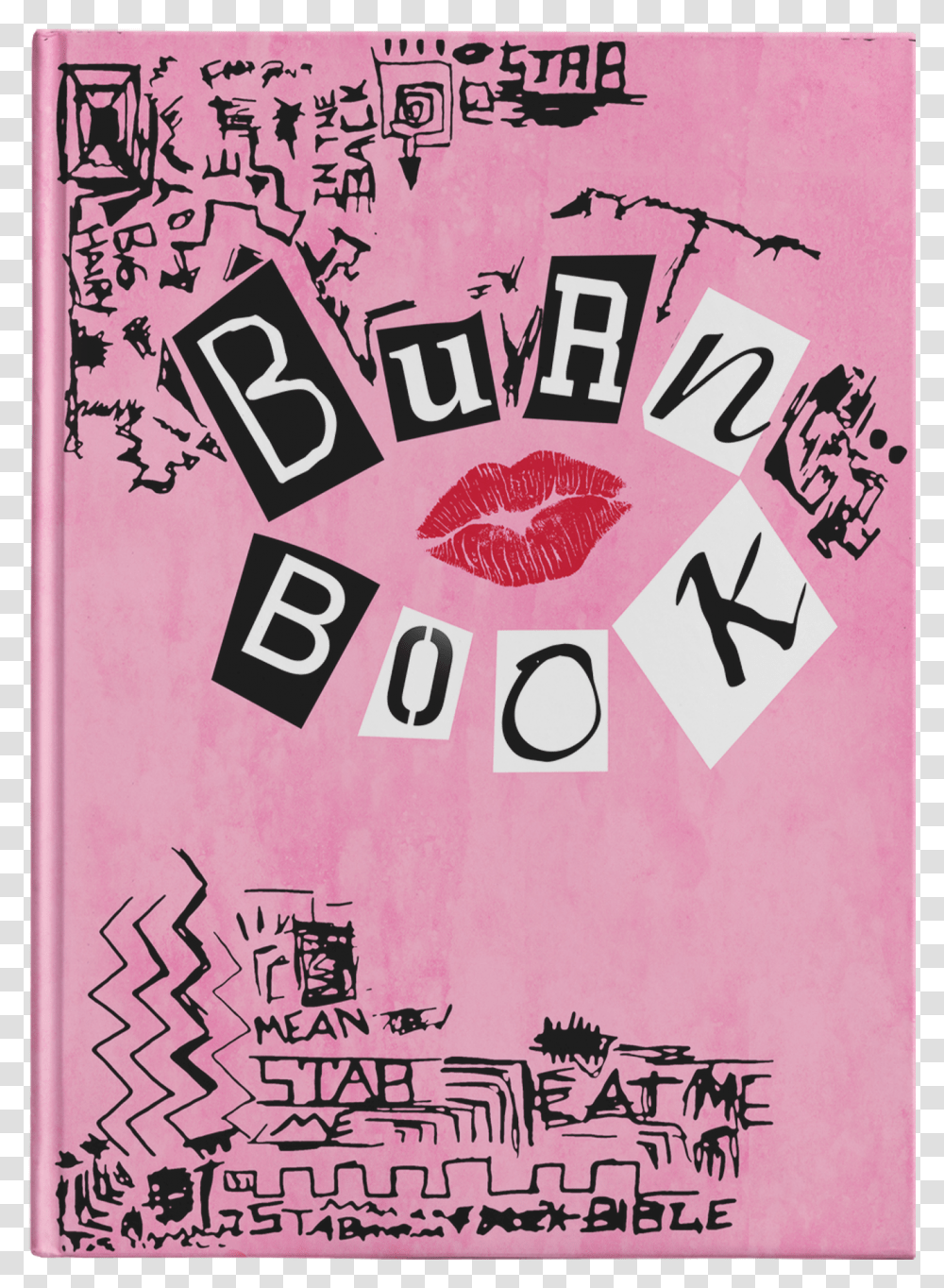 Mean Girls Burn Book Cover, Poster, Advertisement, Flyer Transparent Png