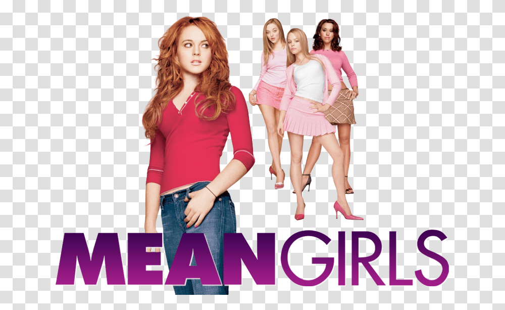 Mean Girls Dvd Cover, Person, Pants, Female Transparent Png