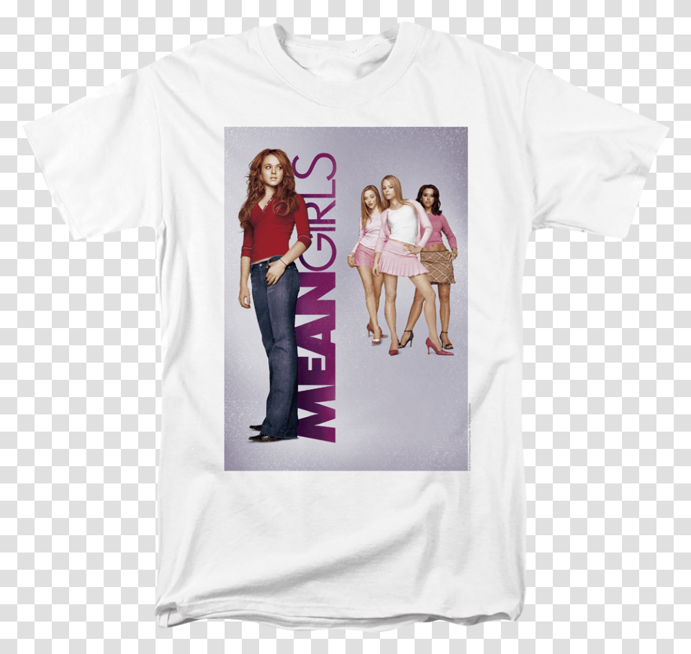 Mean Girls Movie Poster T Shirt Mean Girls Poster, Apparel, Person, Human Transparent Png