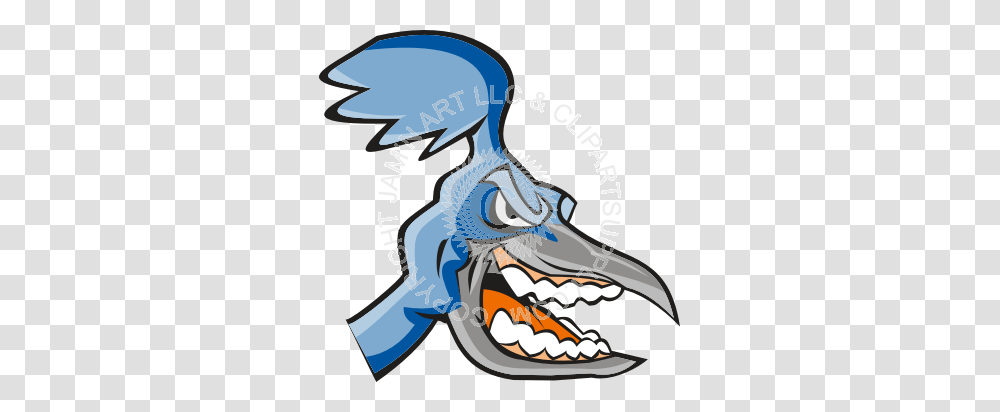 Mean Roadrunner Head Looking Right, Animal, Bird, Sea Life, Claw Transparent Png