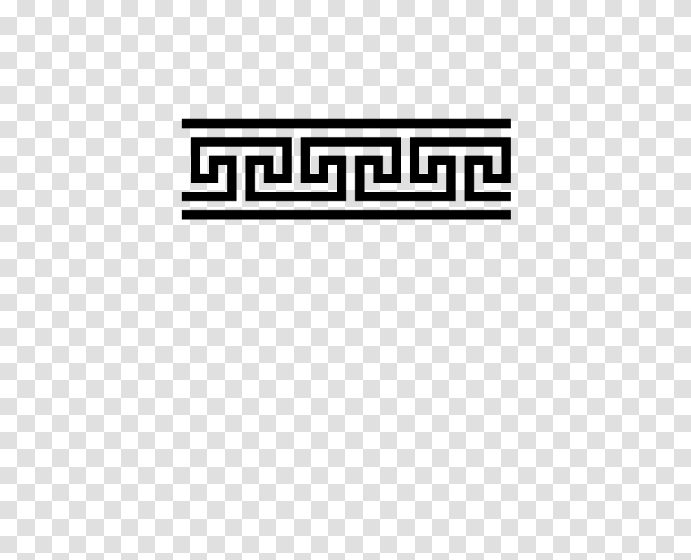 Meander Ornament Greek Language Drawing Frieze, Gray, World Of Warcraft Transparent Png