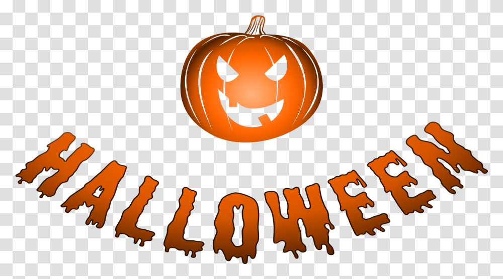 Meaning Halloween Logo And Symbol Halloween Logo, Plant, Pumpkin, Vegetable, Food Transparent Png