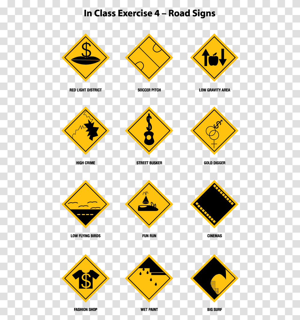 Meaning Malaysia Road Sign, Gold Transparent Png