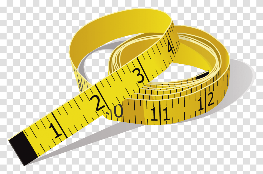 Measure Tape Tailor Tape Measure, Belt, Accessories, Accessory, Buckle Transparent Png
