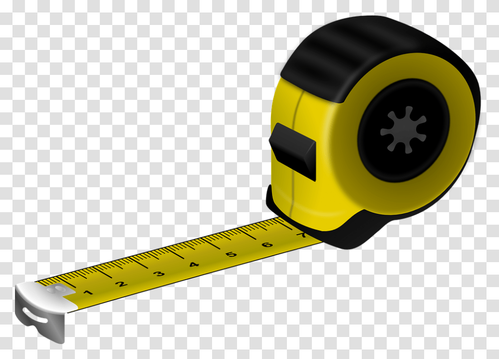 Measure Tape, Tool, Plot, Hammer, Flashlight Transparent Png
