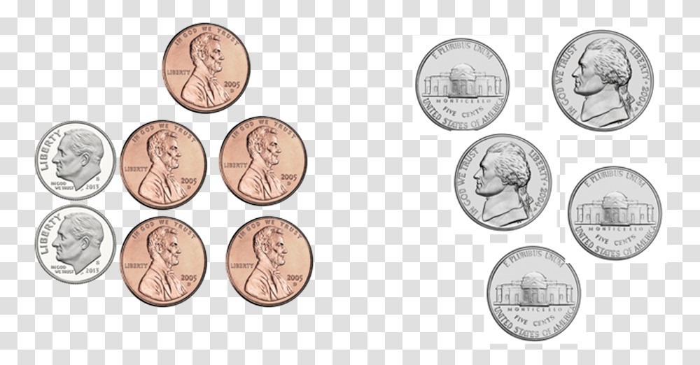 Measurement Same But Different Twenty Five Cents Quarter, Dime, Coin, Money, Nickel Transparent Png