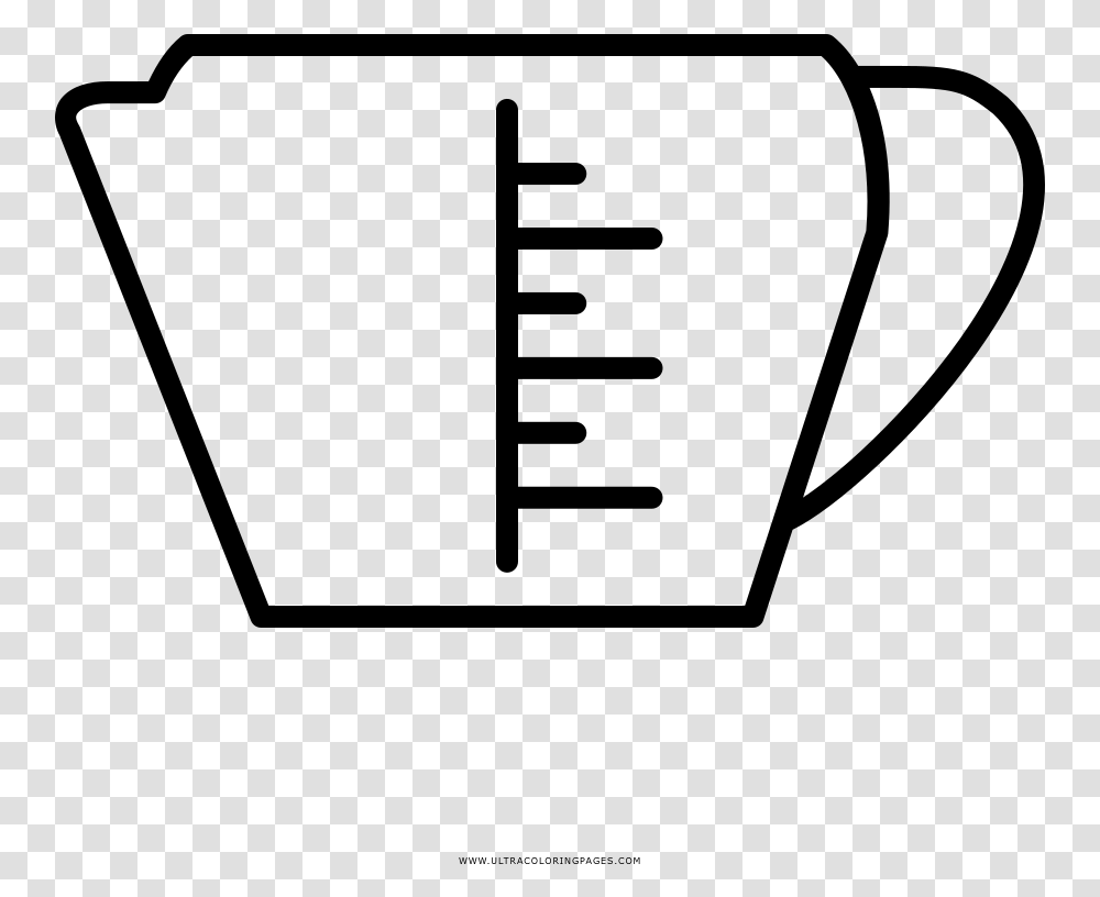 Measuring Cup Coloring Page, Gray, World Of Warcraft Transparent Png