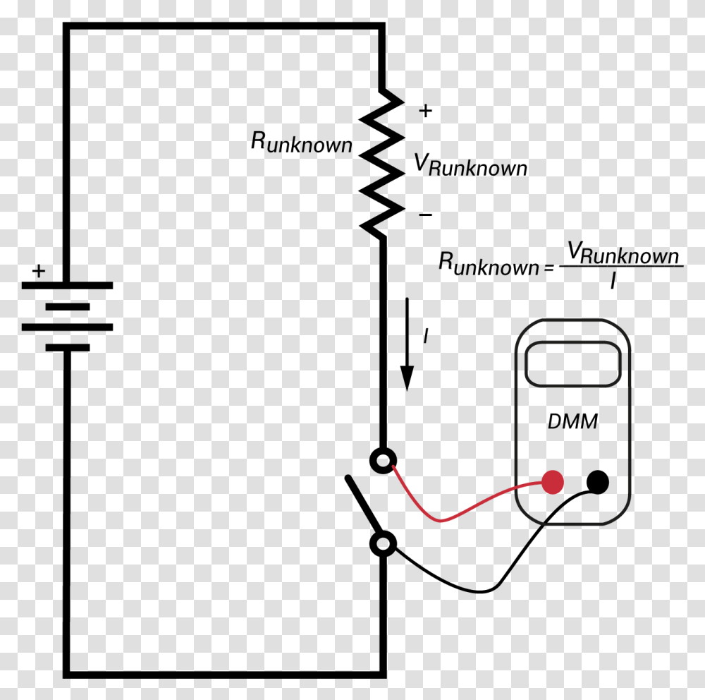 Measuring Resistance Using A Dmm Ammeter Connection, Electronics, Phone, Mobile Phone, Cell Phone Transparent Png