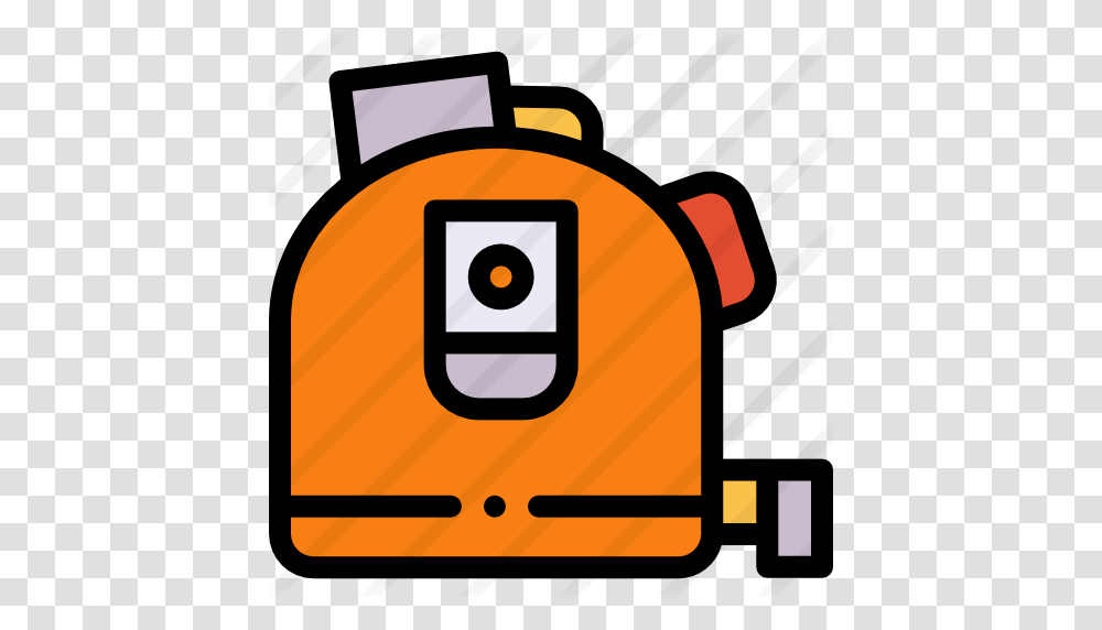 Measuring Tape, Bag, Electronics, Security, Camera Transparent Png