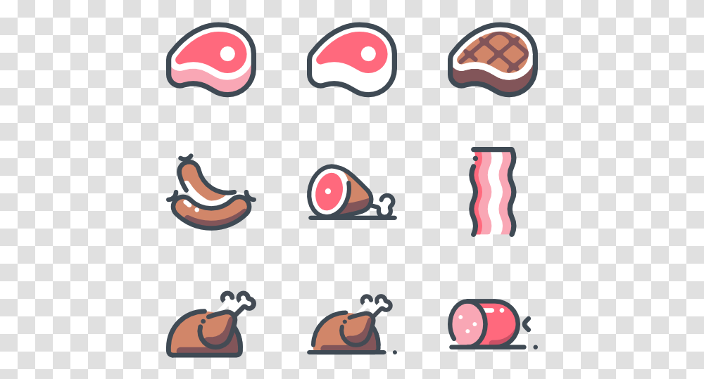 Meat And Fish, Teeth, Mouth, Lip Transparent Png