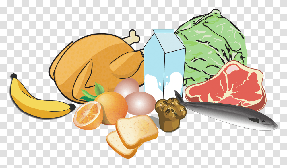 Meat And Veg Clipart, Plant, Food, Produce, Fruit Transparent Png