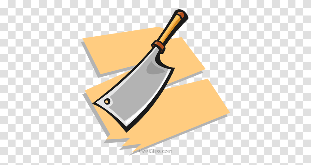 Meat Cleaver Royalty Free Vector Clip Art Illustration, Shovel, Tool, Trowel Transparent Png